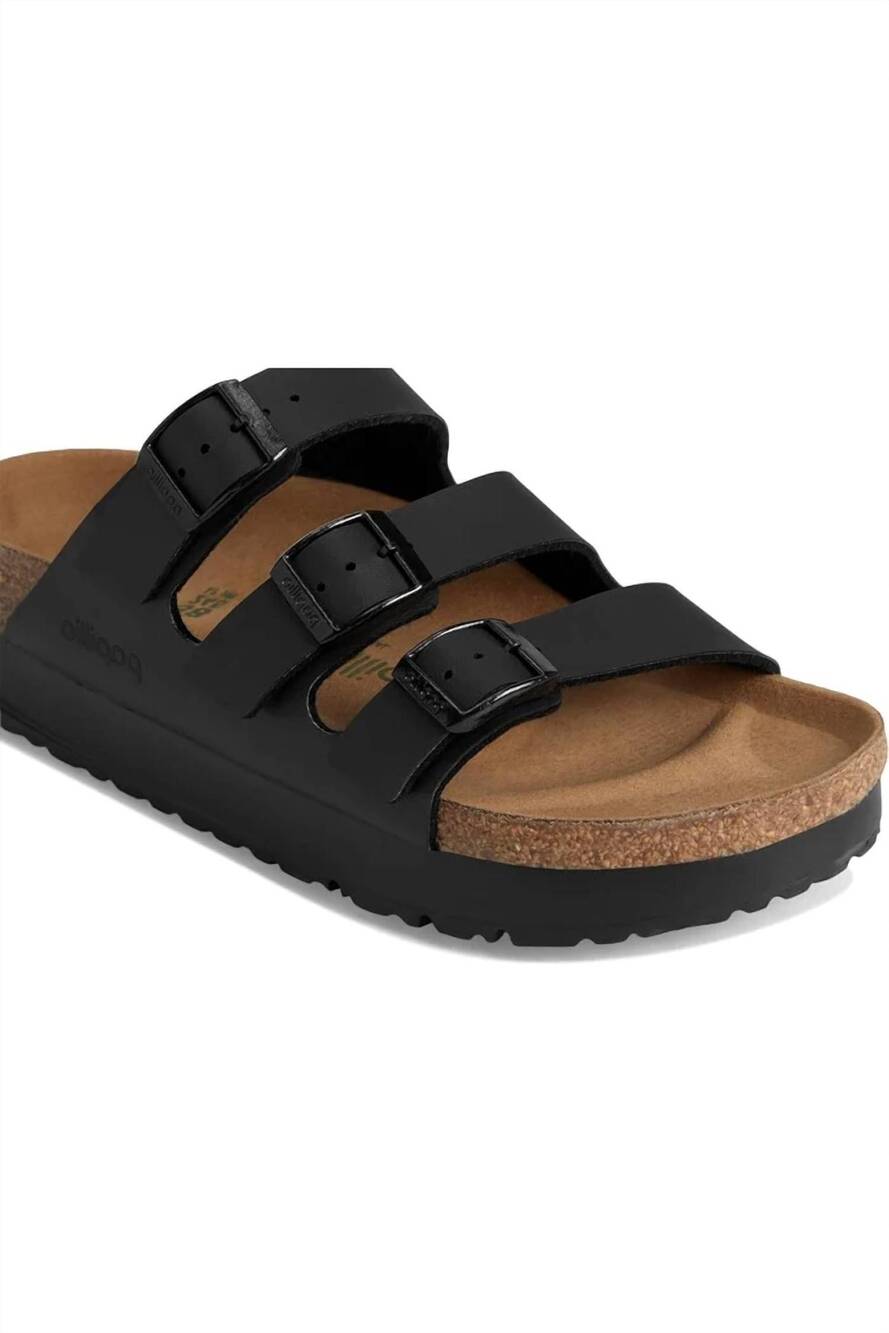NEW PAPILLIO women's florida iii platform vegan sandals - narrow in black